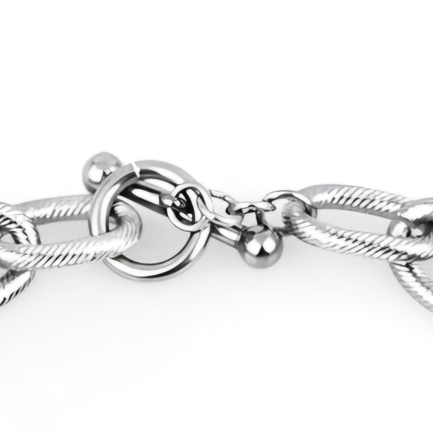 Brățară de Damă Freelook, Argintie din Oțel Inoxidabil, Design Statement Extra-Lat (25 mm)