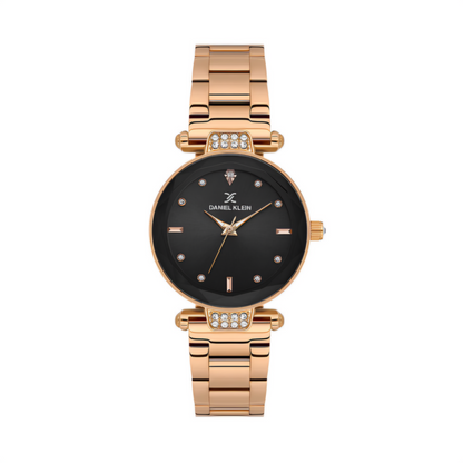 Ceas Elegant de Damă Daniel Klein Premium, Geam Fațetat și Detalii cu Zirconiu