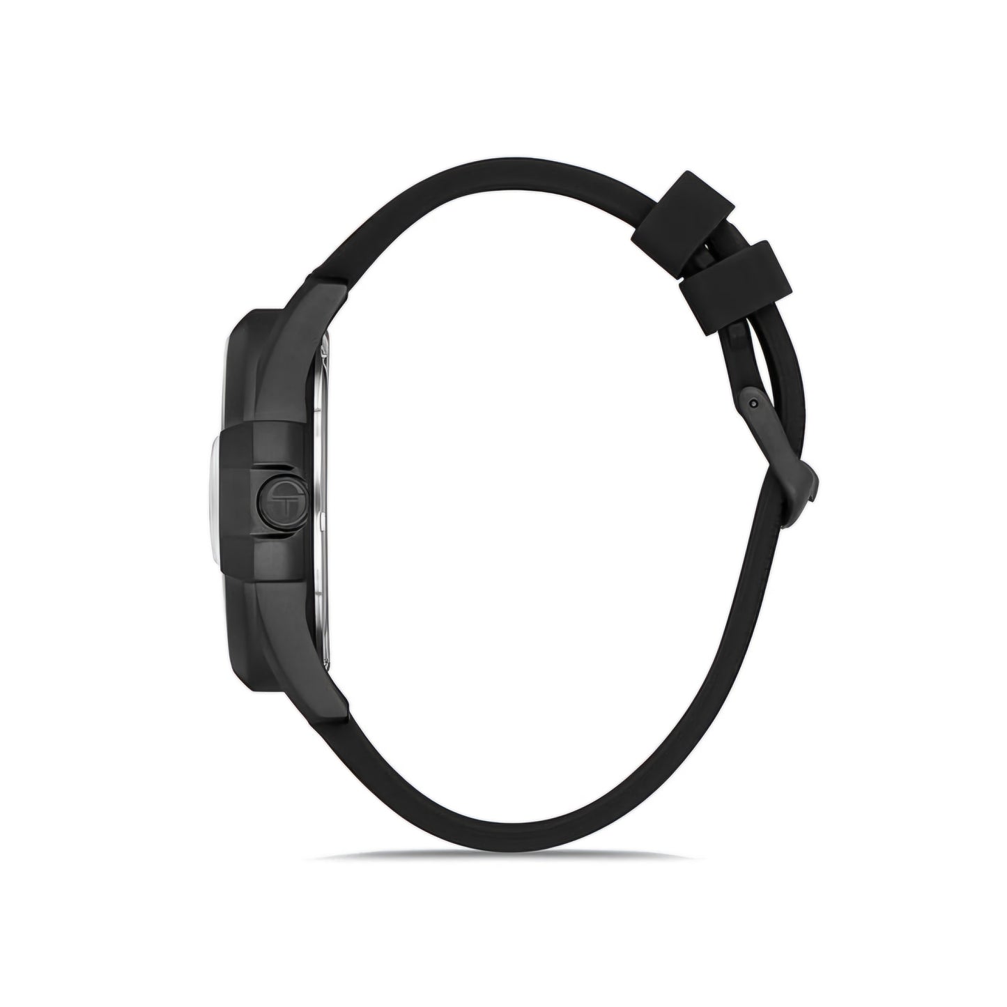 Ceas Bărbătesc, Design Sportiv Negru cu Cadran Degrade Bicolor