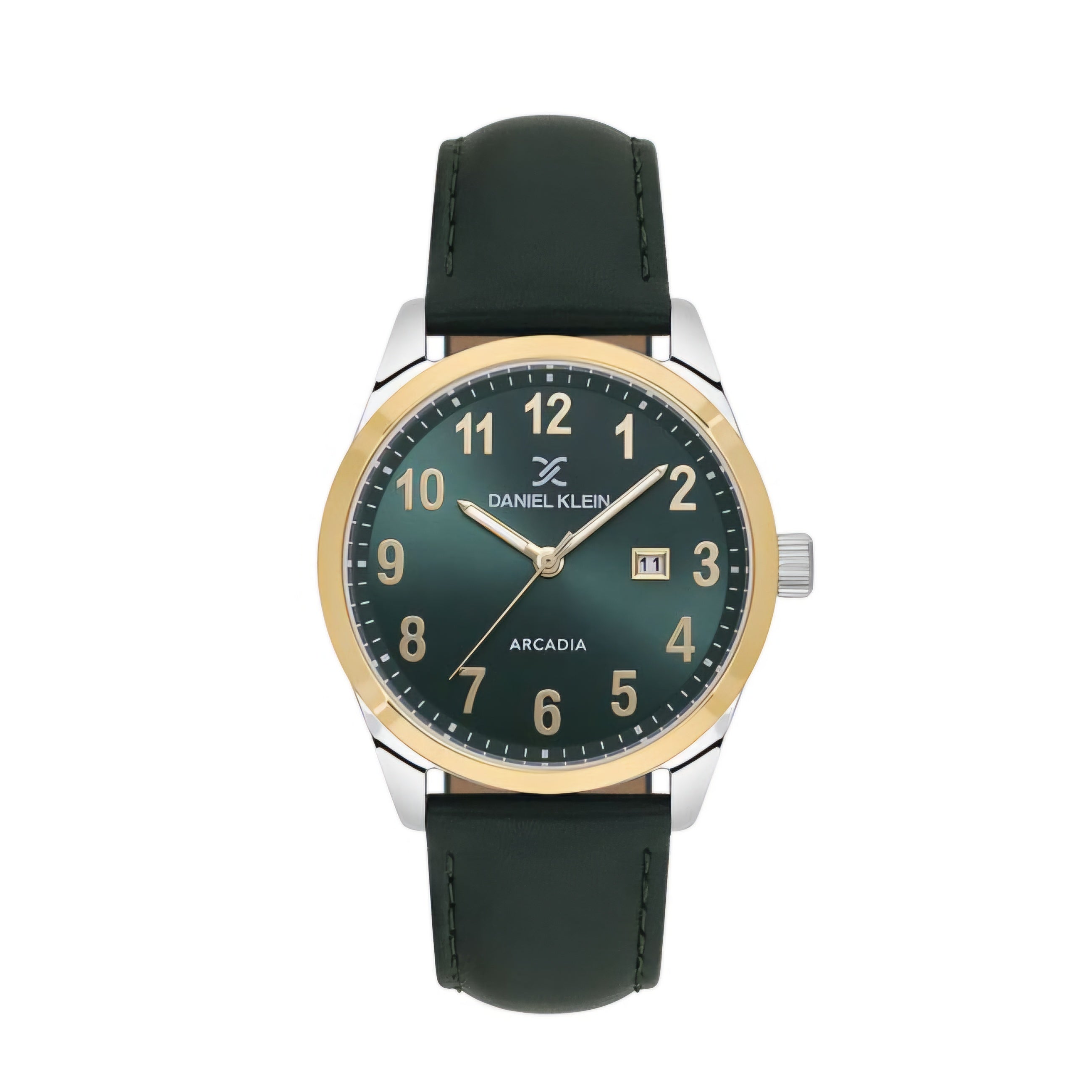 Ceas Bărbătesc Arcadia, Design Clasic cu Dată și Curea din Piele