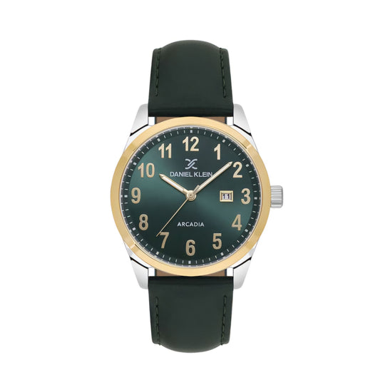 Ceas Bărbătesc Daniel Klein Arcadia, Design Clasic cu Dată și Curea din Piele