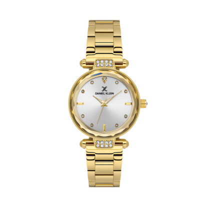 Ceas Elegant de Damă Daniel Klein Premium, Geam Fațetat și Detalii cu Zirconiu