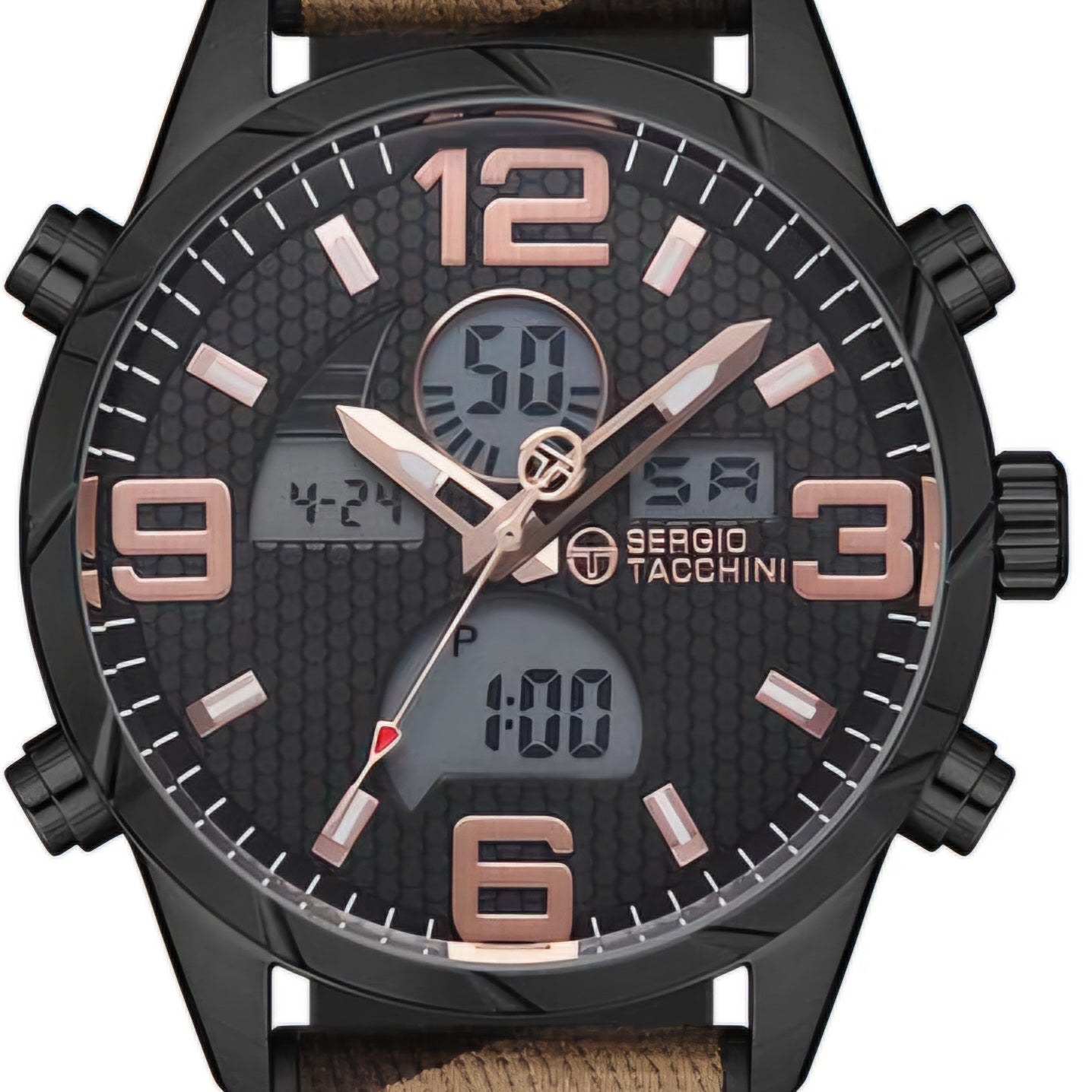 Ceas Bărbătesc Sergio Tacchini Archivio, Sportiv Analog-Digital cu Design Army
