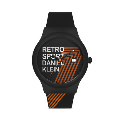 Ceas Bărbătesc, Design Retro cu Curea din Silicon și Afișaj Dată