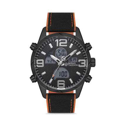 Ceas Bărbătesc Sergio Tacchini Archivio, Sportiv Analog-Digital cu Design Army