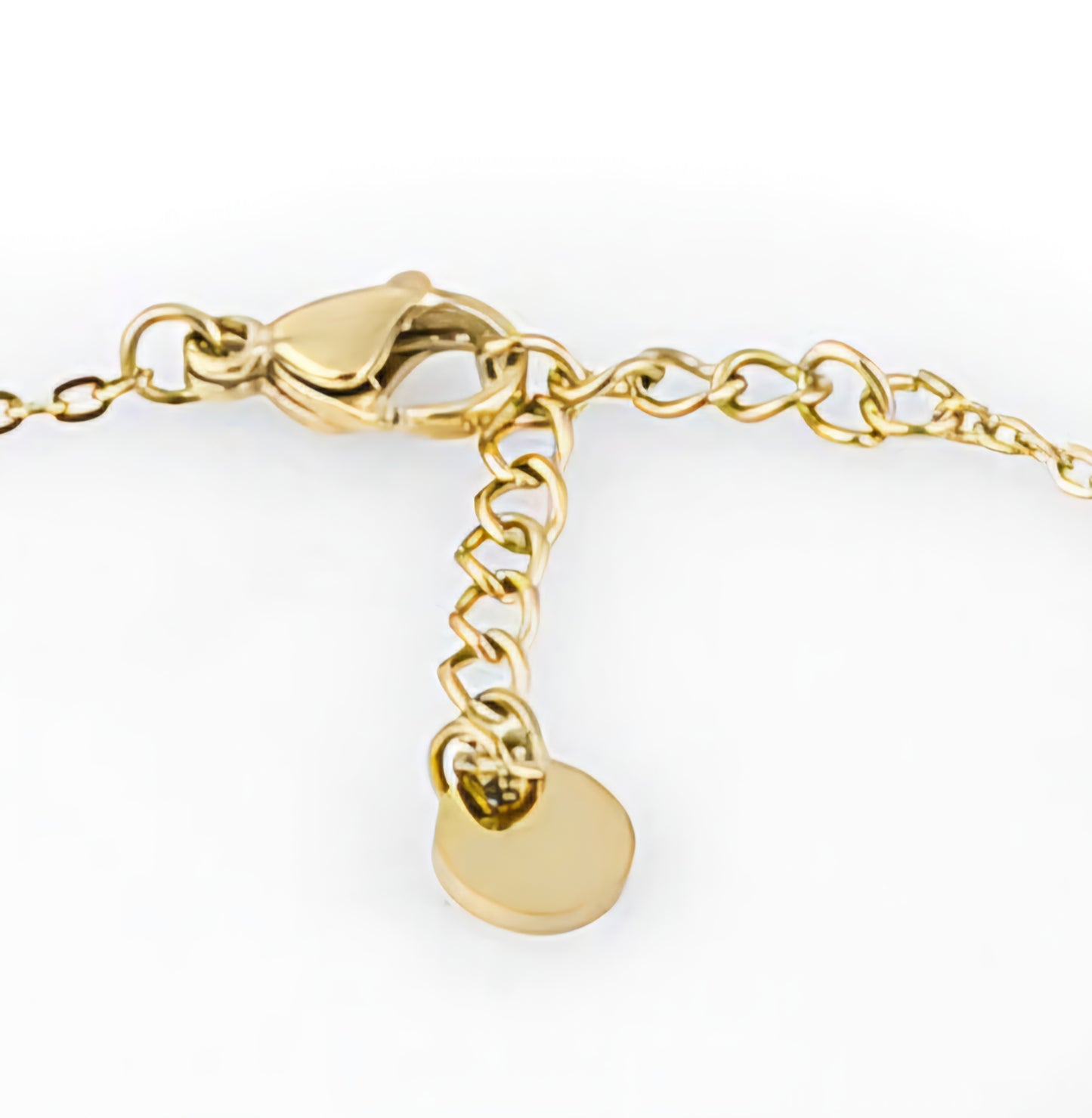 Brățară de Damă Daniel Klein, Design Romantic Auriu cu Sidef și Inimioare