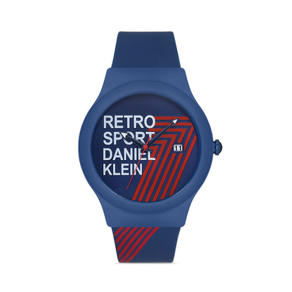 Ceas Bărbătesc, Design Retro cu Curea din Silicon și Afișaj Dată